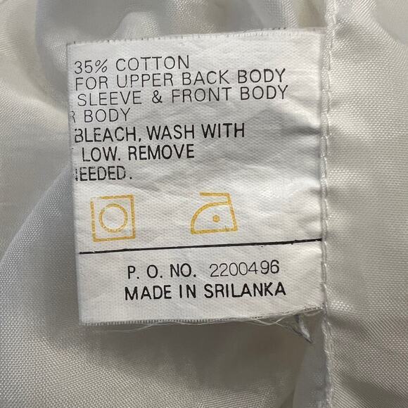 Pacific Trail Outerwear Unisex Utility Jacket Size L White/Navy/Orange Zip Hood - Picture 15 of 15